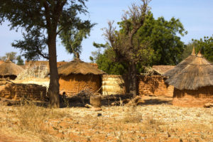 Dorf In Burkina Faso Westafrika