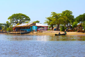 Fluss Gambia Westafrika
